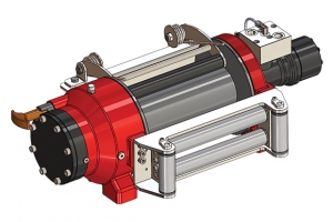 Wyciągarka hydrauliczna HAMMER HMW 6.6 PHT-EN-P - Pneumatic clutch (ALUMINUM BODY)