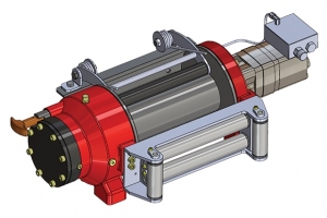 Wyciągarka hydrauliczna HAMMER HMW 7.6 PHT-EN-P - Pneumatic clutch (ALUMINUM BODY)