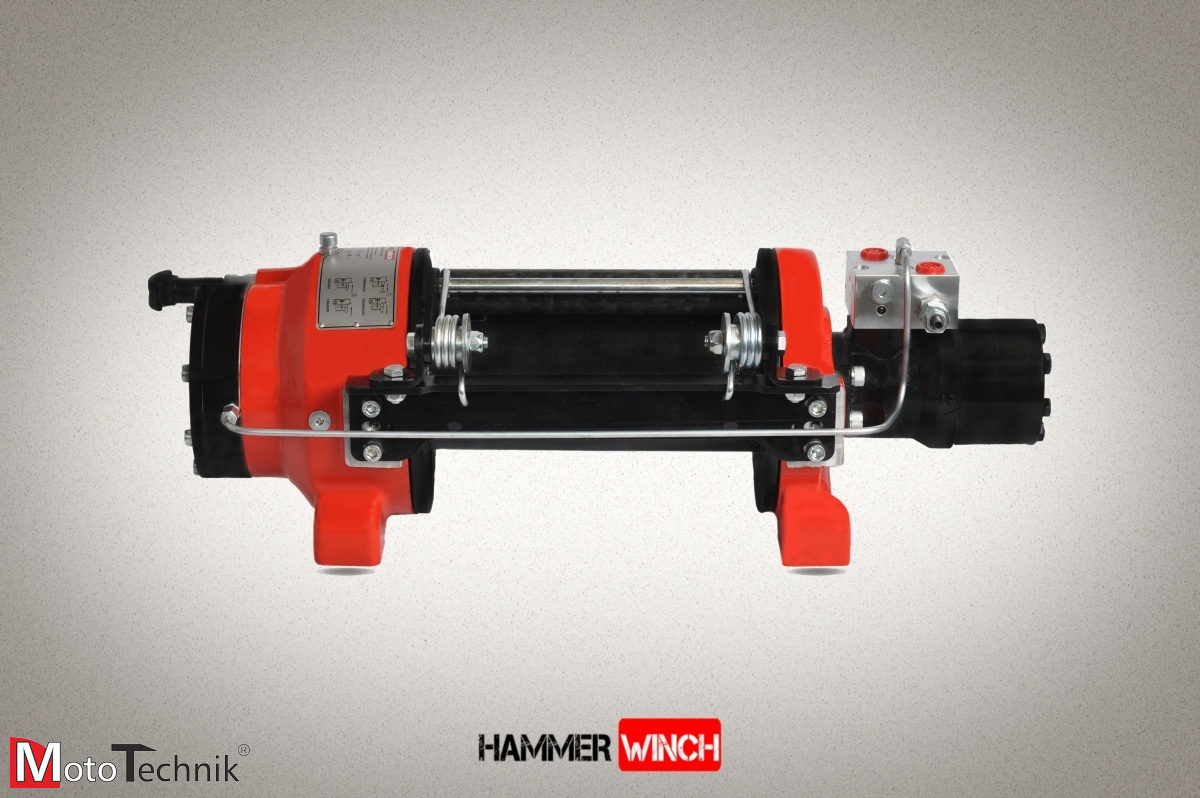 Wyciągarka hydrauliczna HAMMER HMW 6.8 PHT-P- Pneumatic Clutch (ALUMINUM BODY)